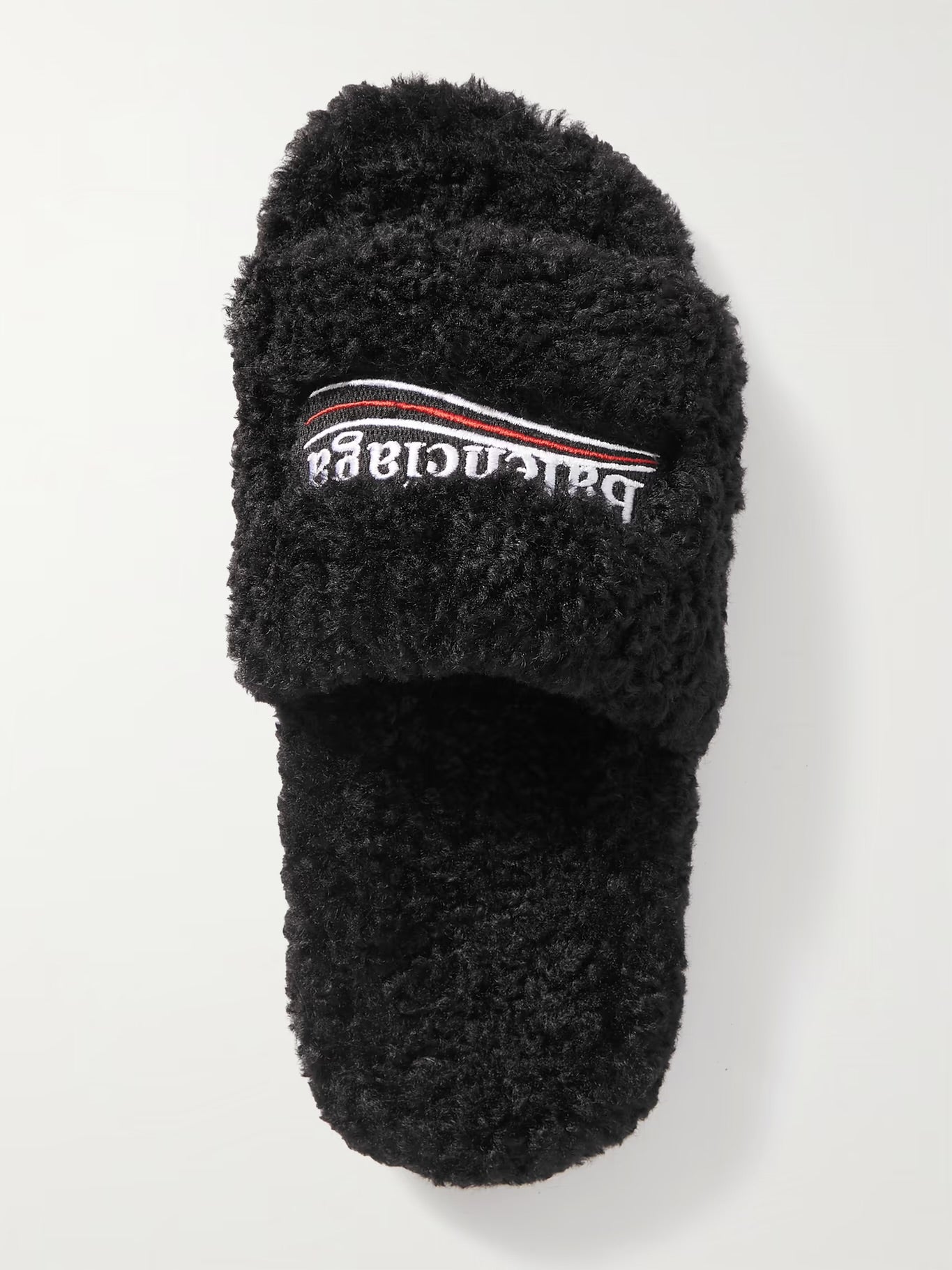 Balenciaga fur Slides